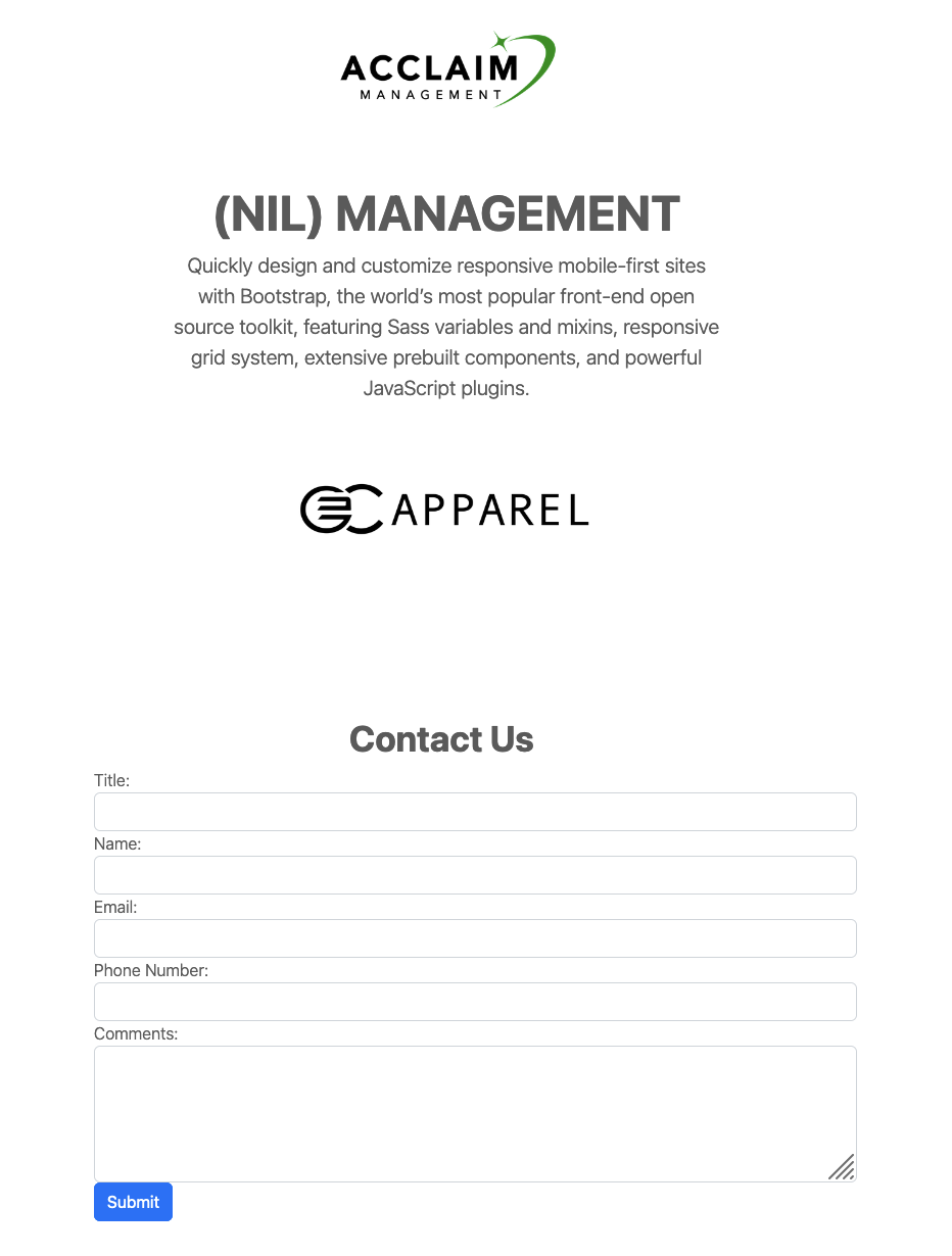 Bootstrap Themes